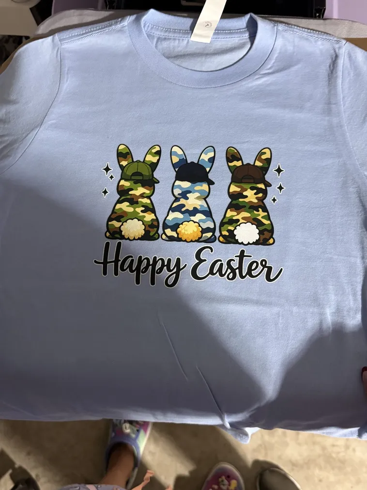 Camiseta Happy Easter