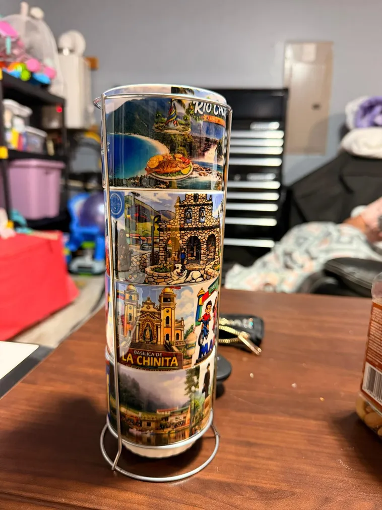 Tumbler de recuerdos de viaje