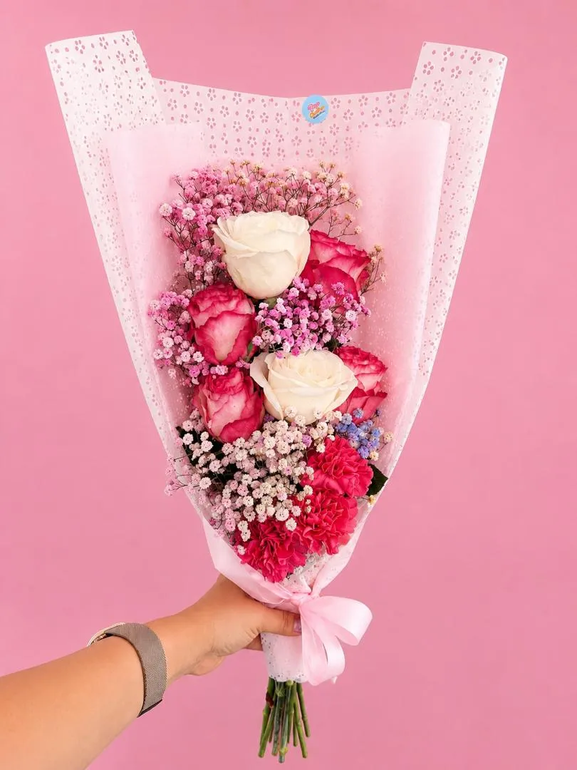 Ramo de flores naturales realizado por POP