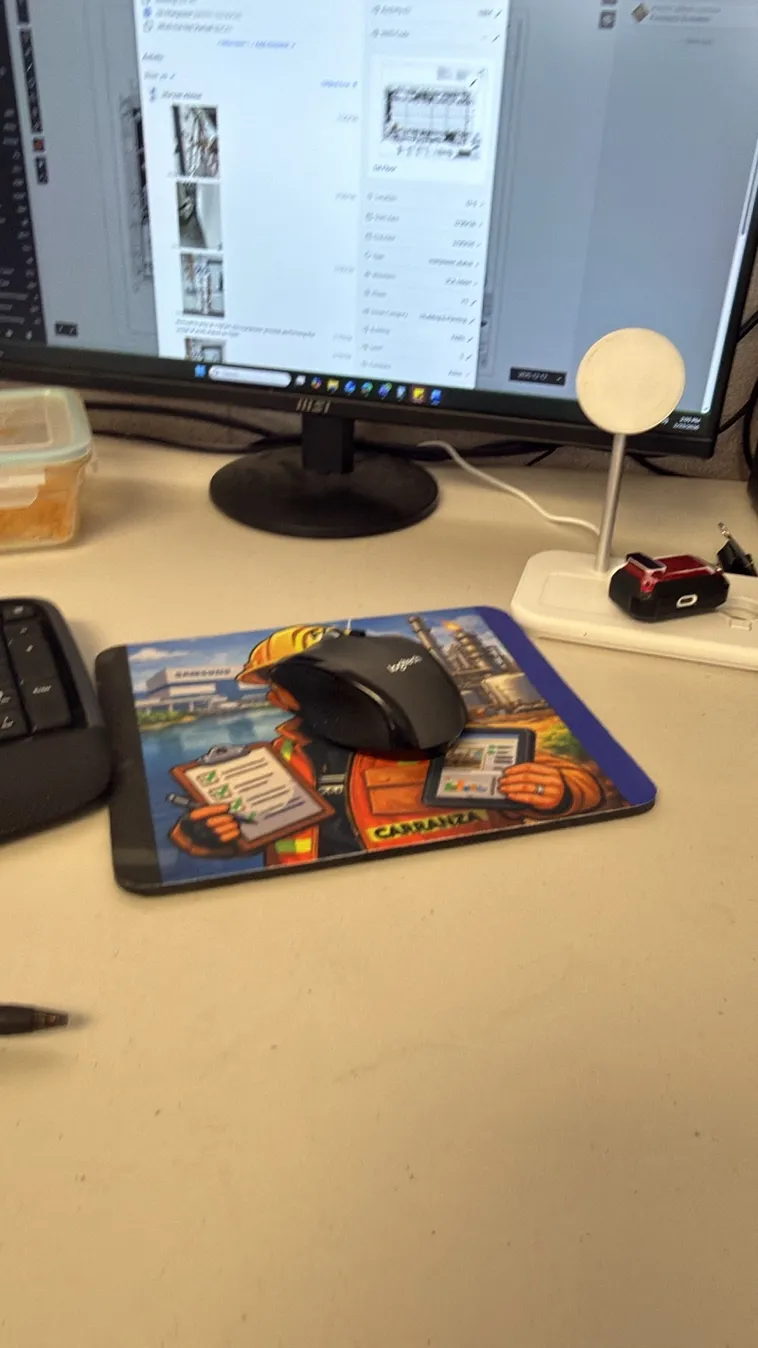 Mouse pad personalizado de trabajo